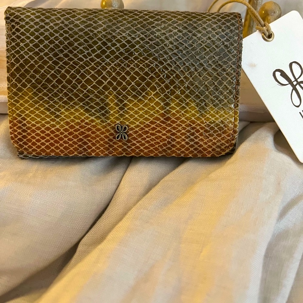 HOBO JILL TRI-FOLD WALLET SNAP CLOSURE NWT
